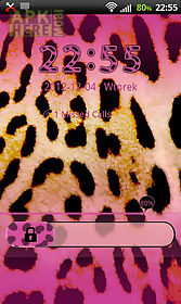 pink leopard - go locker theme