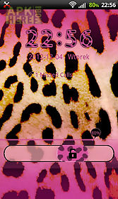 pink leopard - go locker theme