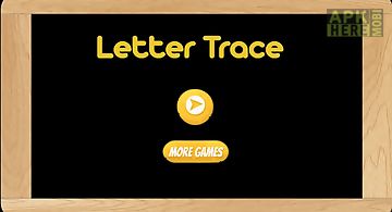Letter trace