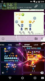 sport art - emoji keyboard