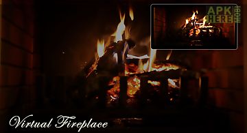 Virtual fireplace