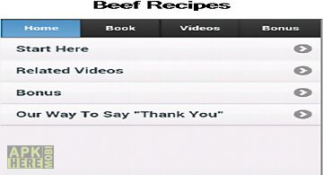 Beef recipes app