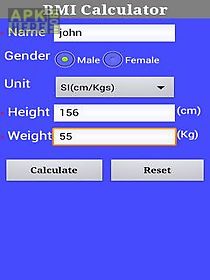 bmi calculator lite