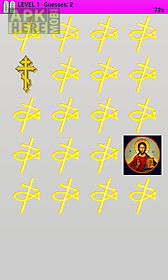 christian symbols memory game
