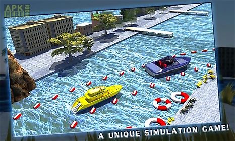 boat driving 3d simulator