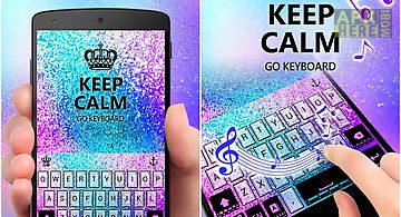 Keep calm go keyboard theme