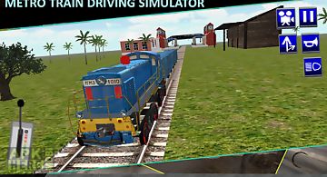 Metro train driving simulator
