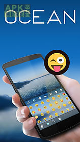 ocean emoji go keyboard theme