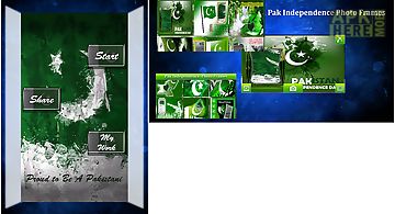 Pak independence photo frames