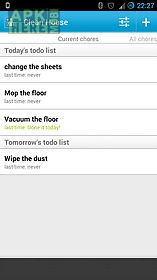 clean house - chores schedule