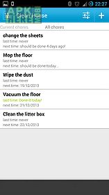 clean house - chores schedule