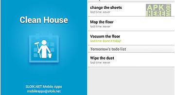 Clean house - chores schedule