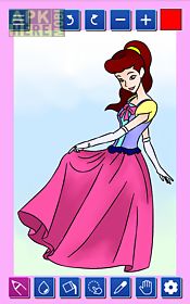 coloring page - princess