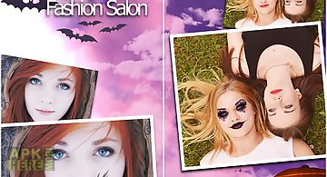 Halloween makeup fashion salon