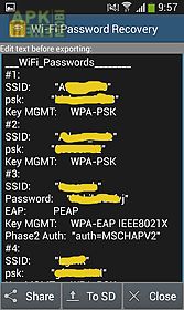 wi-fi password recovery