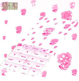 pink rose keyboard