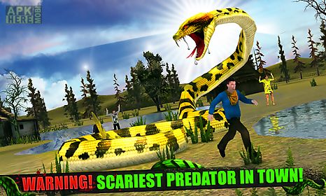 angry anaconda attack 3d