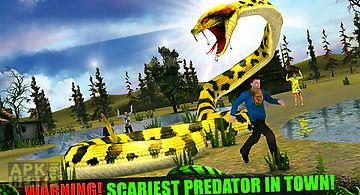 Angry anaconda attack 3d