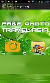 fake photo travel asia