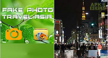 Fake photo travel asia