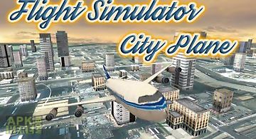 Flight simulator: city plane