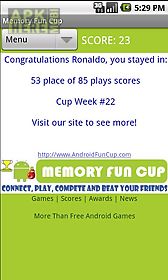 memory fun cup - androidfuncup