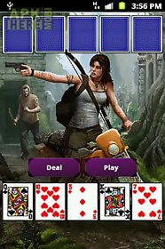 tomb raider poker card game