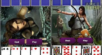Tomb raider poker card game
