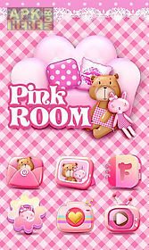 pink room go launcher theme
