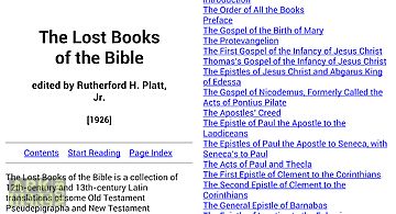 The lost books of the bible