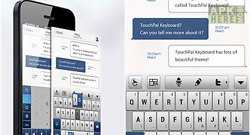 Touchpal blue keyboard theme