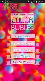 go keyboard color bubble theme
