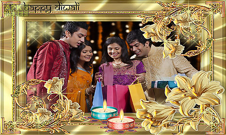 diwali photo frames