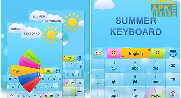 Go keyboard summer time theme