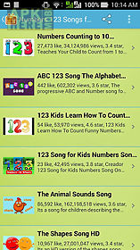 numbers 123 songs for kids