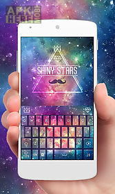 shiny stars go keyboard theme