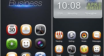 Business hola launcher theme