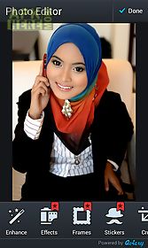 hijab woman photo montage