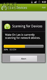 wake on lan - with widget