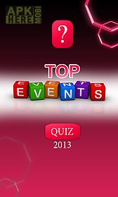 top events quiz of 2013