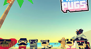 Party pugs: beach puzzle go!