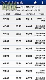 sri lanka train schedule