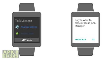 Task manager for android wear