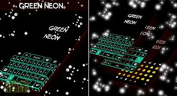 Green neon keyboard go