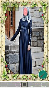 photo montage abaya gown
