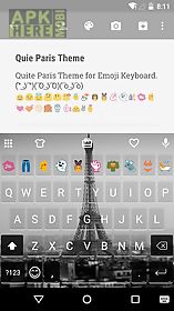 quiet paris emoji keyboard