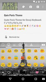 quiet paris emoji keyboard