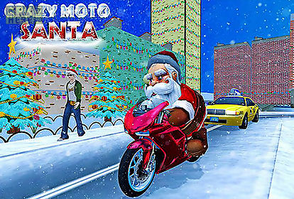 crazy santa moto: gift delivery