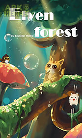 elven forest go launcher theme