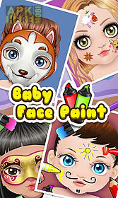 baby face art paint